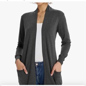 Women’s Gray Sweater Cardigan NWOT